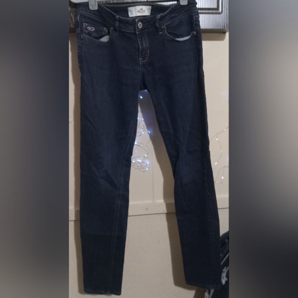 Hollister Women's Deep Indigo Skinny Jeans